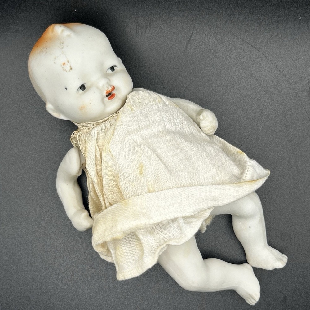 Antique Bisque Baby Doll Made In Japan 6"
